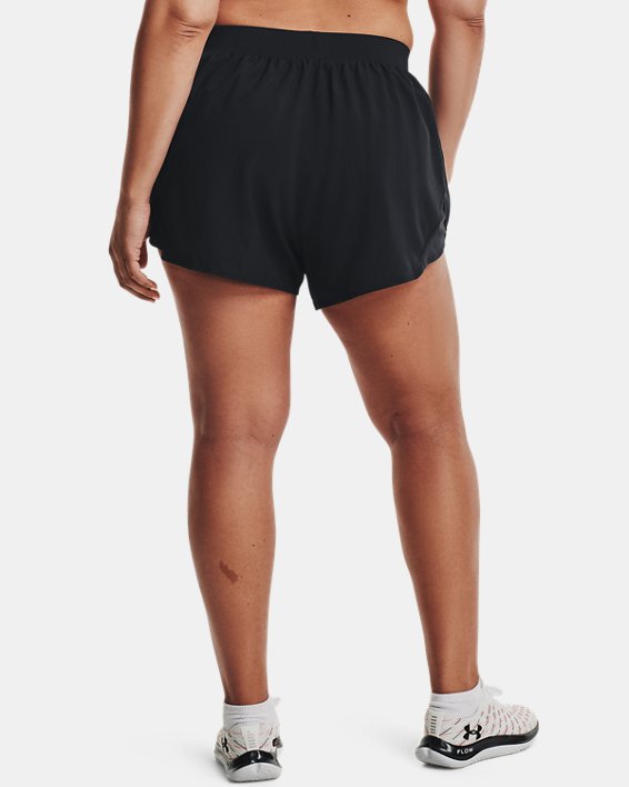 Women's UA Fly-By 2.0 Shorts, Black, pdpMainDesktop image number 1